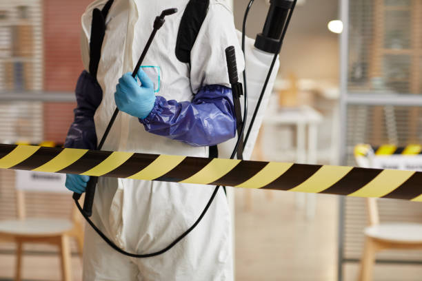 Professional Infectious Disease Decontamination technician working in Coldspring, TX